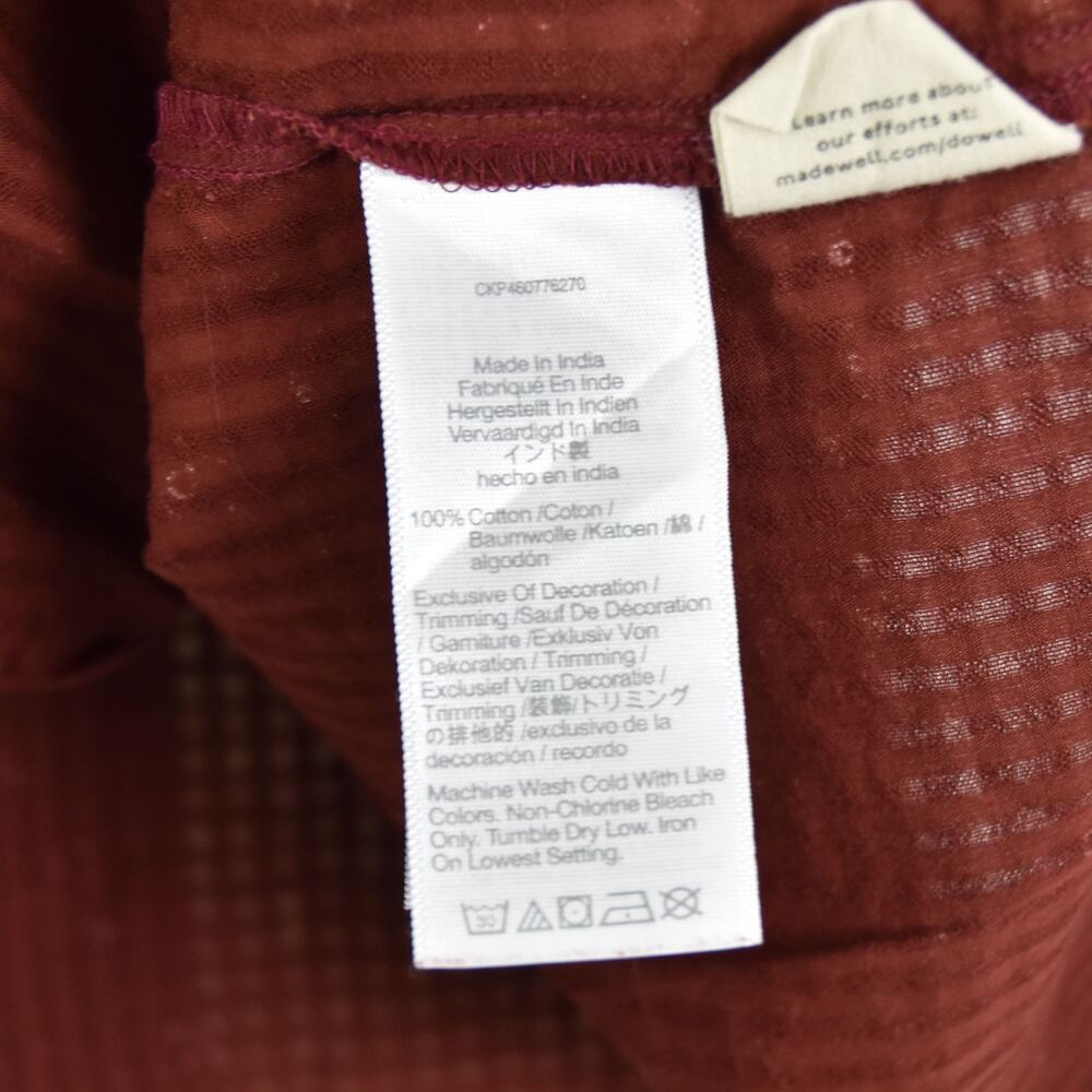 Madewell Square-Neck Smocked Top, XXS - Picture 5 of 8